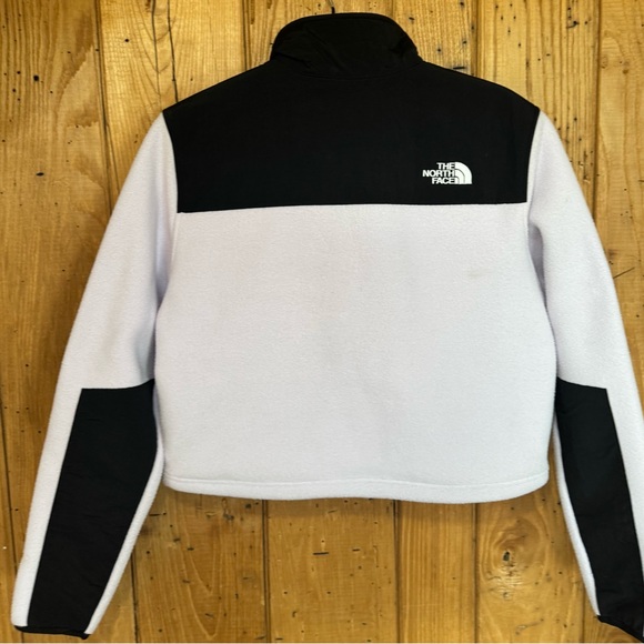 The North Face fleece Denali crop Polartec pull over half zip women’s L - Picture 4 of 12